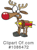 Reindeer Clipart #1086472 by toonaday