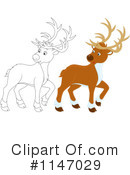 Reindeer Clipart #1147029 by Alex Bannykh