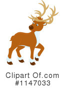 Reindeer Clipart #1147033 by Alex Bannykh