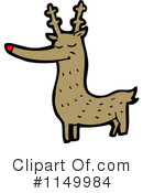 Reindeer Clipart #1149984 by lineartestpilot