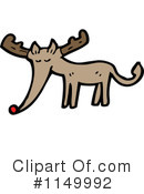 Reindeer Clipart #1149992 by lineartestpilot