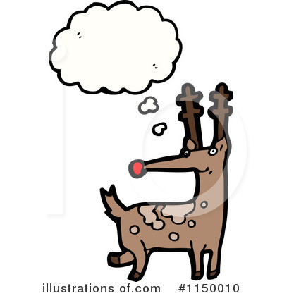 Royalty-Free (RF) Reindeer Clipart Illustration by lineartestpilot - Stock Sample #1150010