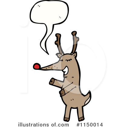 Royalty-Free (RF) Reindeer Clipart Illustration by lineartestpilot - Stock Sample #1150014