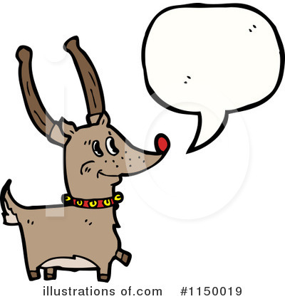 Royalty-Free (RF) Reindeer Clipart Illustration by lineartestpilot - Stock Sample #1150019
