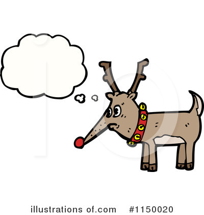 Royalty-Free (RF) Reindeer Clipart Illustration by lineartestpilot - Stock Sample #1150020