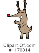 Reindeer Clipart #1170314 by lineartestpilot