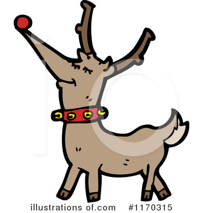 Royalty-Free (RF) Reindeer Clipart Illustration by lineartestpilot - Stock Sample #1170315