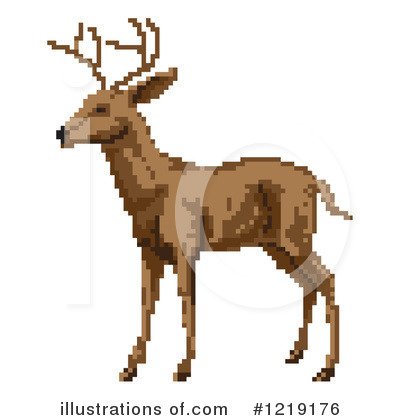 Royalty-Free (RF) Reindeer Clipart Illustration by AtStockIllustration - Stock Sample #1219176