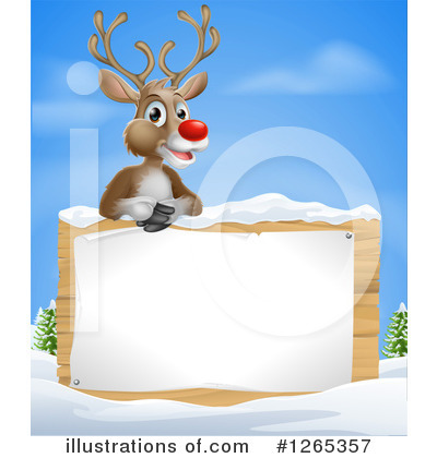 Royalty-Free (RF) Reindeer Clipart Illustration by AtStockIllustration - Stock Sample #1265357