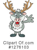 Reindeer Clipart #1276103 by Dennis Holmes Designs