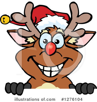 Rudolph Clipart #1276104 by Dennis Holmes Designs