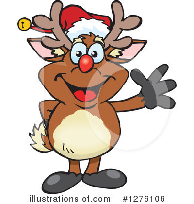 Rudolph Clipart #1276106 by Dennis Holmes Designs