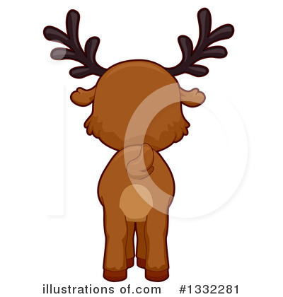 Royalty-Free (RF) Reindeer Clipart Illustration by BNP Design Studio - Stock Sample #1332281