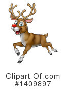 Reindeer Clipart #1409897 by AtStockIllustration