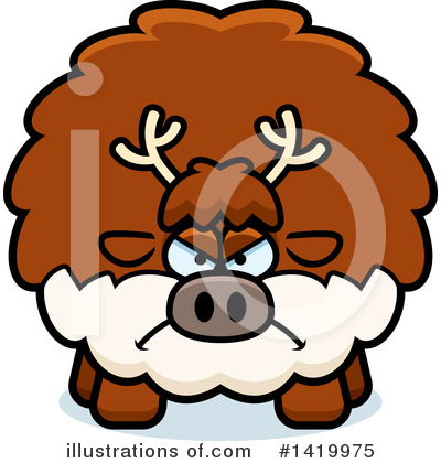 Reindeer Clipart #1419975 by Cory Thoman