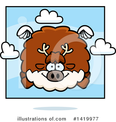 Royalty-Free (RF) Reindeer Clipart Illustration by Cory Thoman - Stock Sample #1419977