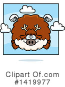 Reindeer Clipart #1419977 by Cory Thoman