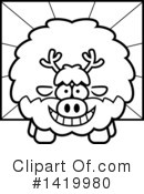 Reindeer Clipart #1419980 by Cory Thoman