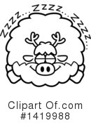 Reindeer Clipart #1419988 by Cory Thoman