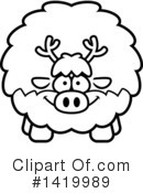 Reindeer Clipart #1419989 by Cory Thoman