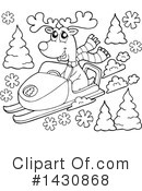 Reindeer Clipart #1430868 by visekart