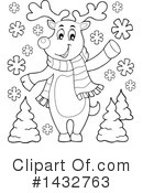 Reindeer Clipart #1432763 by visekart