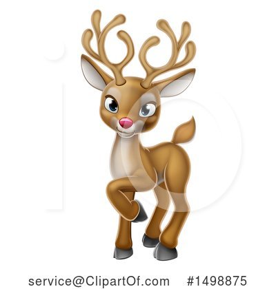 Reindeer Clipart #1498875 by AtStockIllustration