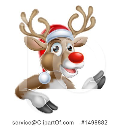Royalty-Free (RF) Reindeer Clipart Illustration by AtStockIllustration - Stock Sample #1498882