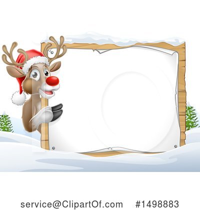Royalty-Free (RF) Reindeer Clipart Illustration by AtStockIllustration - Stock Sample #1498883