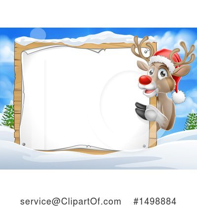 Royalty-Free (RF) Reindeer Clipart Illustration by AtStockIllustration - Stock Sample #1498884