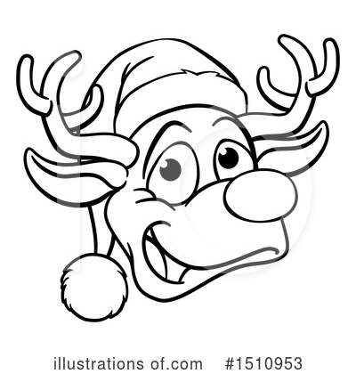 Royalty-Free (RF) Reindeer Clipart Illustration by AtStockIllustration - Stock Sample #1510953