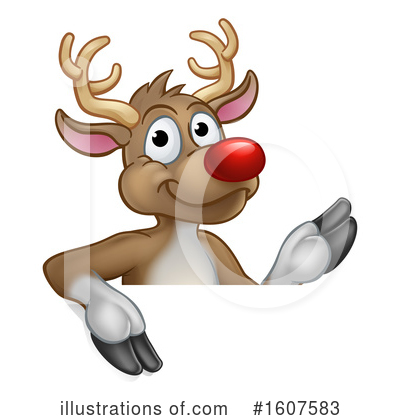 Royalty-Free (RF) Reindeer Clipart Illustration by AtStockIllustration - Stock Sample #1607583