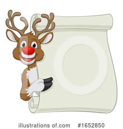 Royalty-Free (RF) Reindeer Clipart Illustration by AtStockIllustration - Stock Sample #1652850