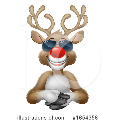 Royalty-Free (RF) Reindeer Clipart Illustration by AtStockIllustration - Stock Sample #1654356