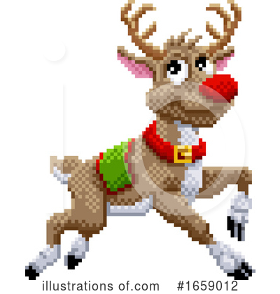 Royalty-Free (RF) Reindeer Clipart Illustration by AtStockIllustration - Stock Sample #1659012
