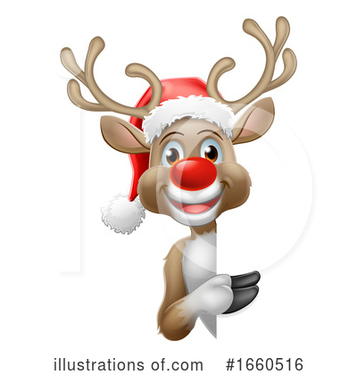 Royalty-Free (RF) Reindeer Clipart Illustration by AtStockIllustration - Stock Sample #1660516