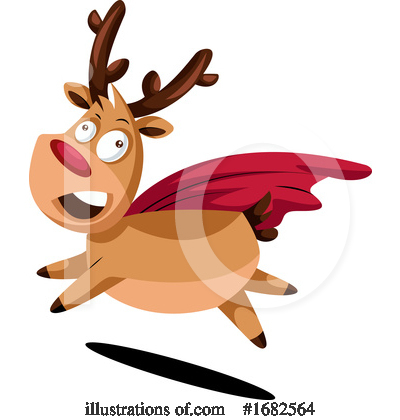 Royalty-Free (RF) Reindeer Clipart Illustration by Morphart Creations - Stock Sample #1682564