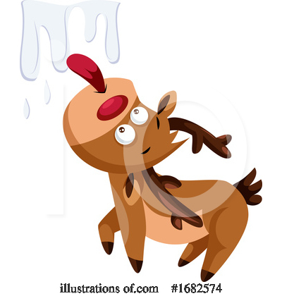 Royalty-Free (RF) Reindeer Clipart Illustration by Morphart Creations - Stock Sample #1682574