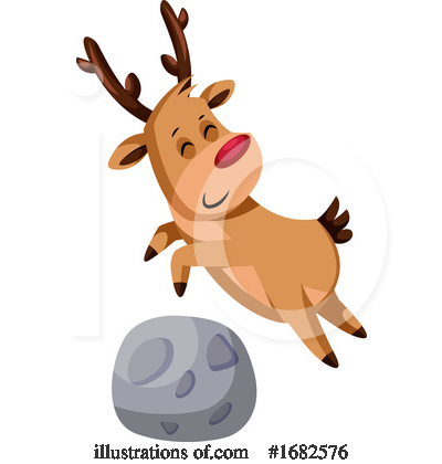 Royalty-Free (RF) Reindeer Clipart Illustration by Morphart Creations - Stock Sample #1682576