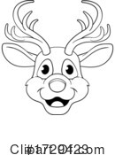 Reindeer Clipart #1729423 by AtStockIllustration