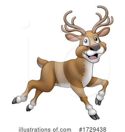 Royalty-Free (RF) Reindeer Clipart Illustration by AtStockIllustration - Stock Sample #1729438