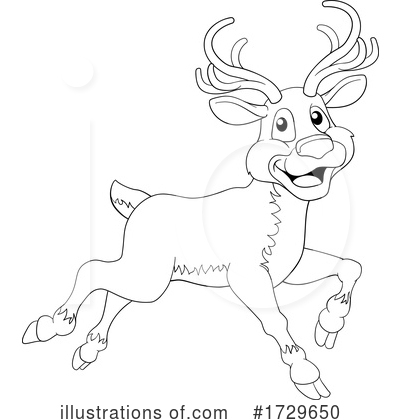 Royalty-Free (RF) Reindeer Clipart Illustration by AtStockIllustration - Stock Sample #1729650