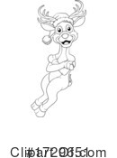Reindeer Clipart #1729651 by AtStockIllustration