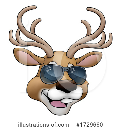 Royalty-Free (RF) Reindeer Clipart Illustration by AtStockIllustration - Stock Sample #1729660