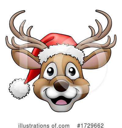 Royalty-Free (RF) Reindeer Clipart Illustration by AtStockIllustration - Stock Sample #1729662