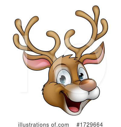 Royalty-Free (RF) Reindeer Clipart Illustration by AtStockIllustration - Stock Sample #1729664