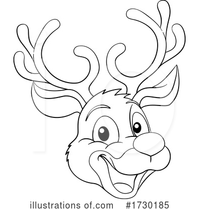 Royalty-Free (RF) Reindeer Clipart Illustration by AtStockIllustration - Stock Sample #1730185