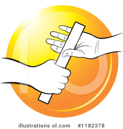 Royalty-Free (RF) Relay Race Clipart Illustration by Lal Perera - Stock Sample #1182378