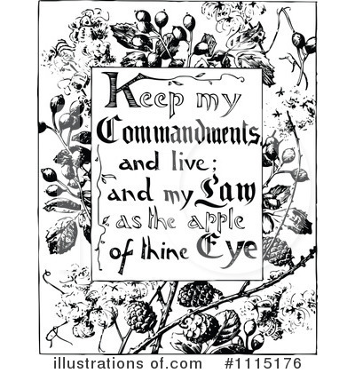 Royalty-Free (RF) Religion Clipart Illustration by Prawny Vintage - Stock Sample #1115176