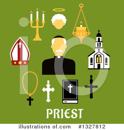 Pastor Clipart #1327812 by Vector Tradition SM